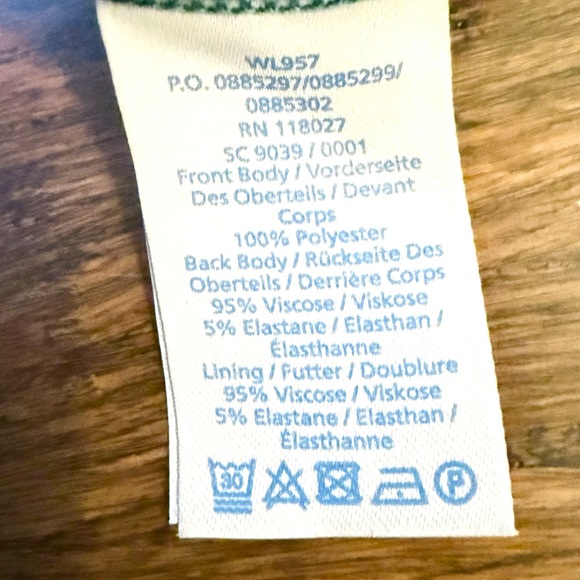 Boden Emerald and Pink Patterned Blouse - Picture 8 of 9